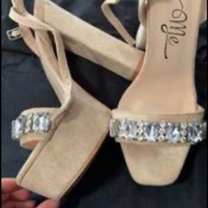 Like new heels. Wore once only. No box.